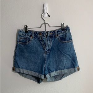 Tobi High Rise Jean Shorts